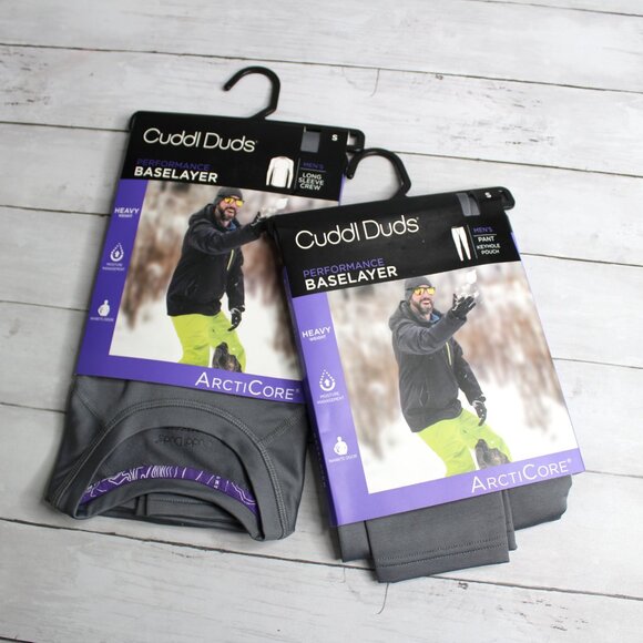 Cuddl Duds Men's Base Layer Shirt Pants Size S Heavyweight Long Johns - Picture 7 of 7